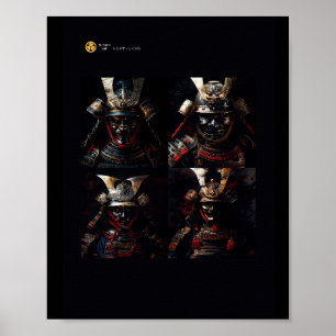 Poster authentique Samurai Armor Art mur