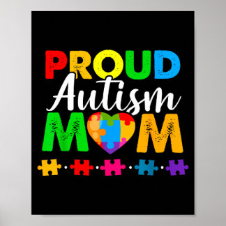 Poster Autism awareness acceptance mommy mama proud autis