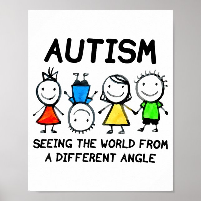 Poster Autism Seeing The World From A (Devant)