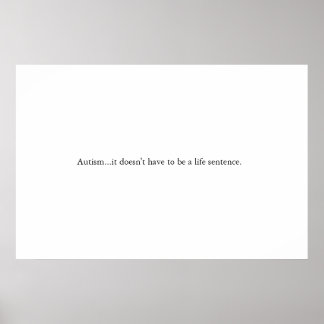 Poster Autisme