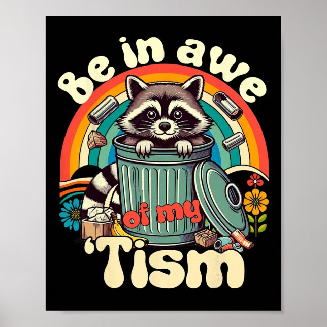 Poster Autisme Amusant Être Au Courant De Mon Mème Tisme  (Devant)
