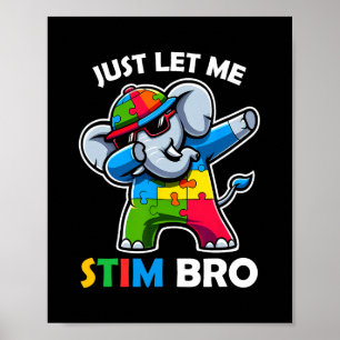 Poster Autisme drôle mignon enfants Sensibilisation sur l