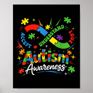 Poster Autisme infini neurodiversité accepter comprendre