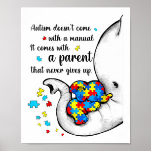 Poster Autisme Maman Chemise Femmes Sensibilisation sur l