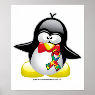 Poster Autisme Penguin