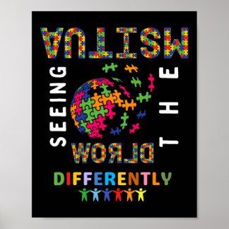 Poster Autisme Voir Le Monde Différemment Autisme Sensibi