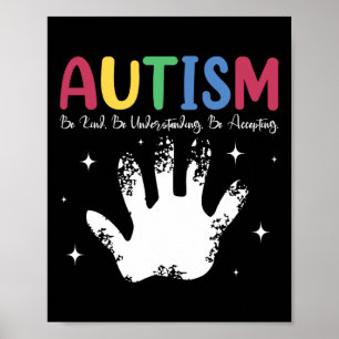 Poster Autiste Garçon Ou Fille Autisme Être Une Bonne Com