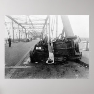 Poster Auto Accident, 1933