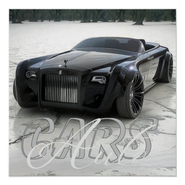 POSTER AUTO CARS (Devant)
