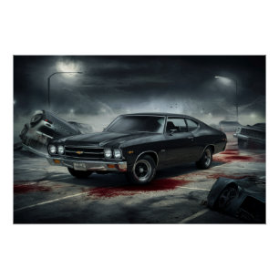 Poster Auto Noir 03
