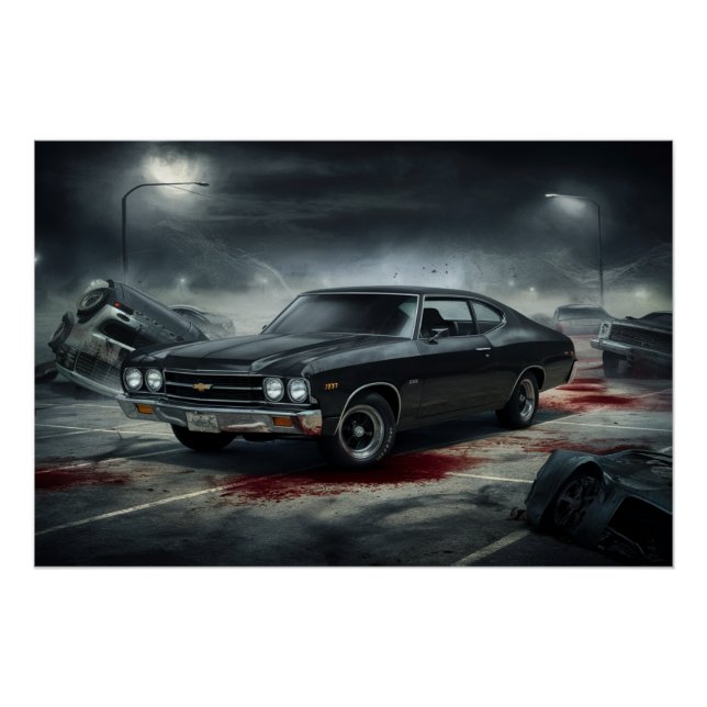 Poster Auto Noir 03 (Devant)