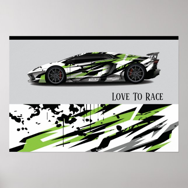 Poster Auto Racing (Devant)
