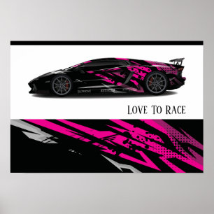Poster Auto Racing