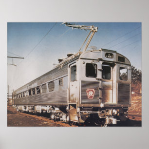 Poster Autocar électrique Silverliner de Pennsylvanie
