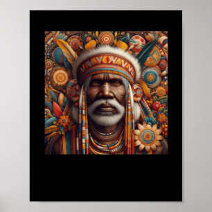 Poster Autocollant aborigène australien
