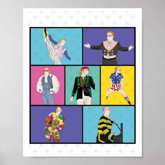 Poster Autocollant jaune (Devant)