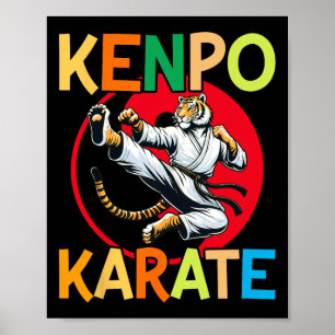 Poster Autodéfense Kenpo Karate Arts martiaux