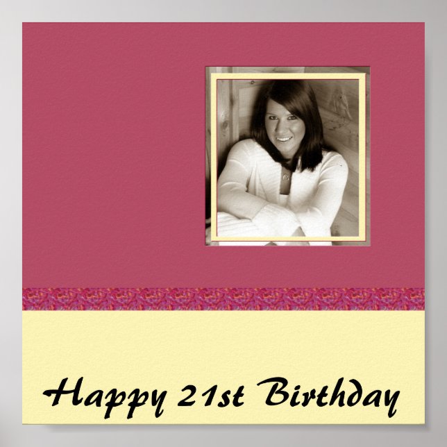 POSTER AUTOGRAPHIQUE PERSONNALISABLE ET AMUSANT (Devant)