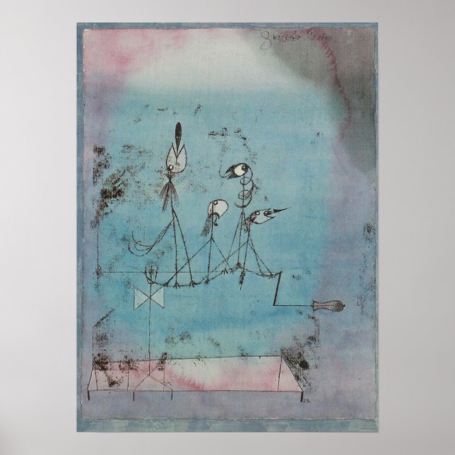 Poster automatique Paul Klee Twitter (Devant)