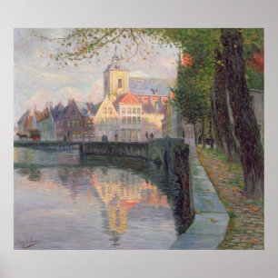 Poster Automne à Bruges