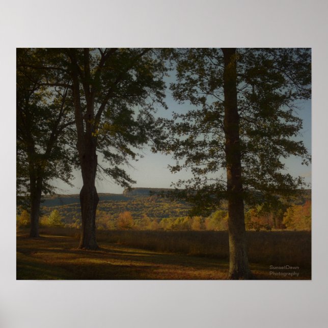 Poster Automne à New Paltz NY (Devant)