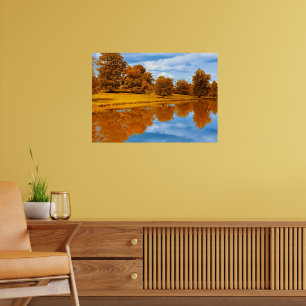 Poster Automne au bord du lac