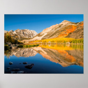 Poster Automne au lac North, Californie