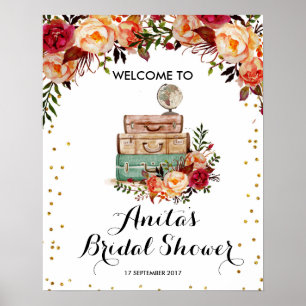 Poster Automne AutomneVoyage d'Affiche de bienvenue