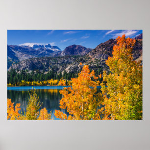 Poster Automne autour du lac June Lake, Californie