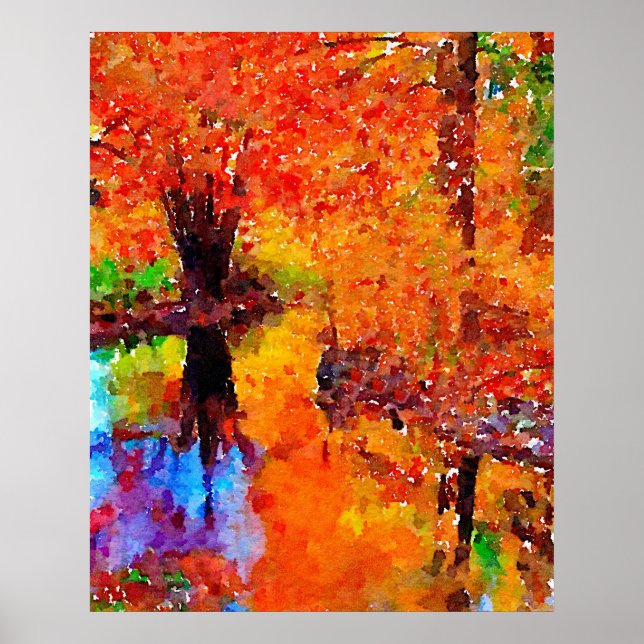 Poster Automne brillant (Devant)
