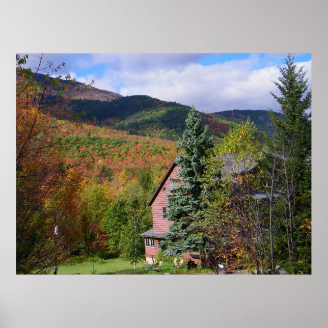 Poster Automne dans les Adirondacks (Devant)