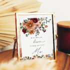 Automne Floral Combien de baisers Fête des mariées