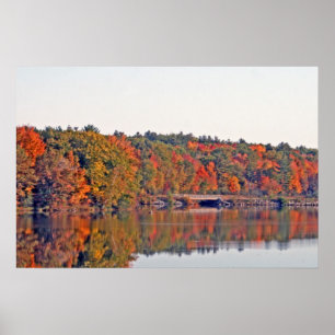 Poster Automne Le Long Du Wisconsin