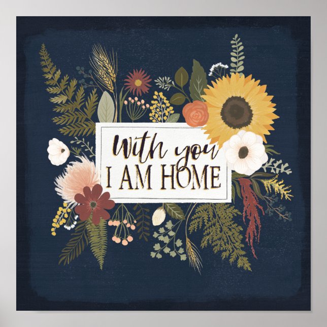 Poster Automne Romance III | Avec Vous Je Suis À La Maiso (Devant)