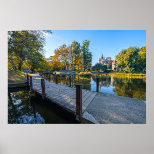 Poster Automne Serenity Vajdahunyad Castle à Budapest