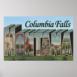 Poster Automnes de Colombie, Montana - grandes scènes de