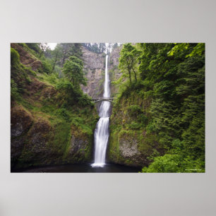 Poster Automnes de Latourell et gorge du fleuve Columbia