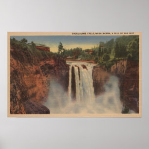 Poster Automnes de Snoqualmie, WA - vue des automnes et