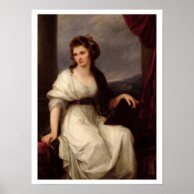 Poster Autoportrait, 1787 (huile sur toile) (Devant)