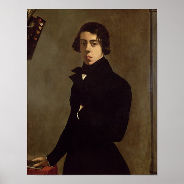 Poster Autoportrait, 1835 (Devant)