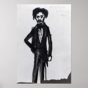 Poster Autoportrait, 1849