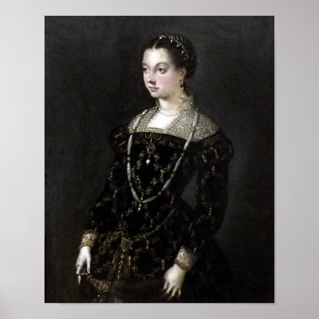 Poster Autoportrait - Anguissol Sofonisba - Vers 1559 (Devant)