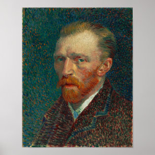 Poster Autoportrait de Van Gogh