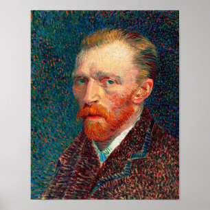 Poster Autoportrait de Vincent Van Gogh
