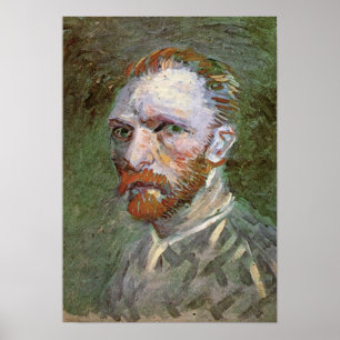 Poster Autoportrait de Vincent van Gogh, Art Fin Vintage