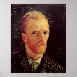 Poster Autoportrait de Vincent van Gogh, Art Fin Vintage