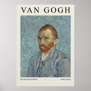 Poster Autoportrait en fleurs