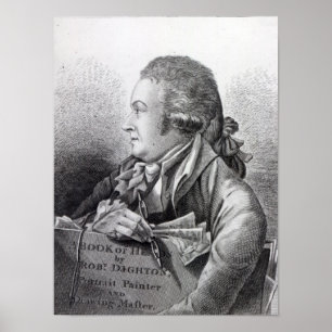 Poster Autoportrait, frontispice à son 'livre de