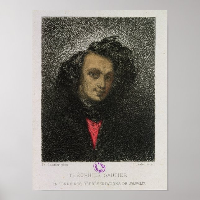 Poster Autoportrait, habillé pour 'Hernani' (Devant)