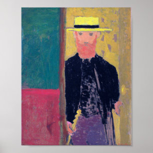 Poster Autoportrait (Homme porteur), Edouard Vuillard